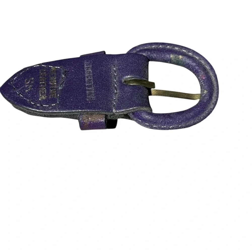 Vintage‎ Multi Colored Braided Leather Belt